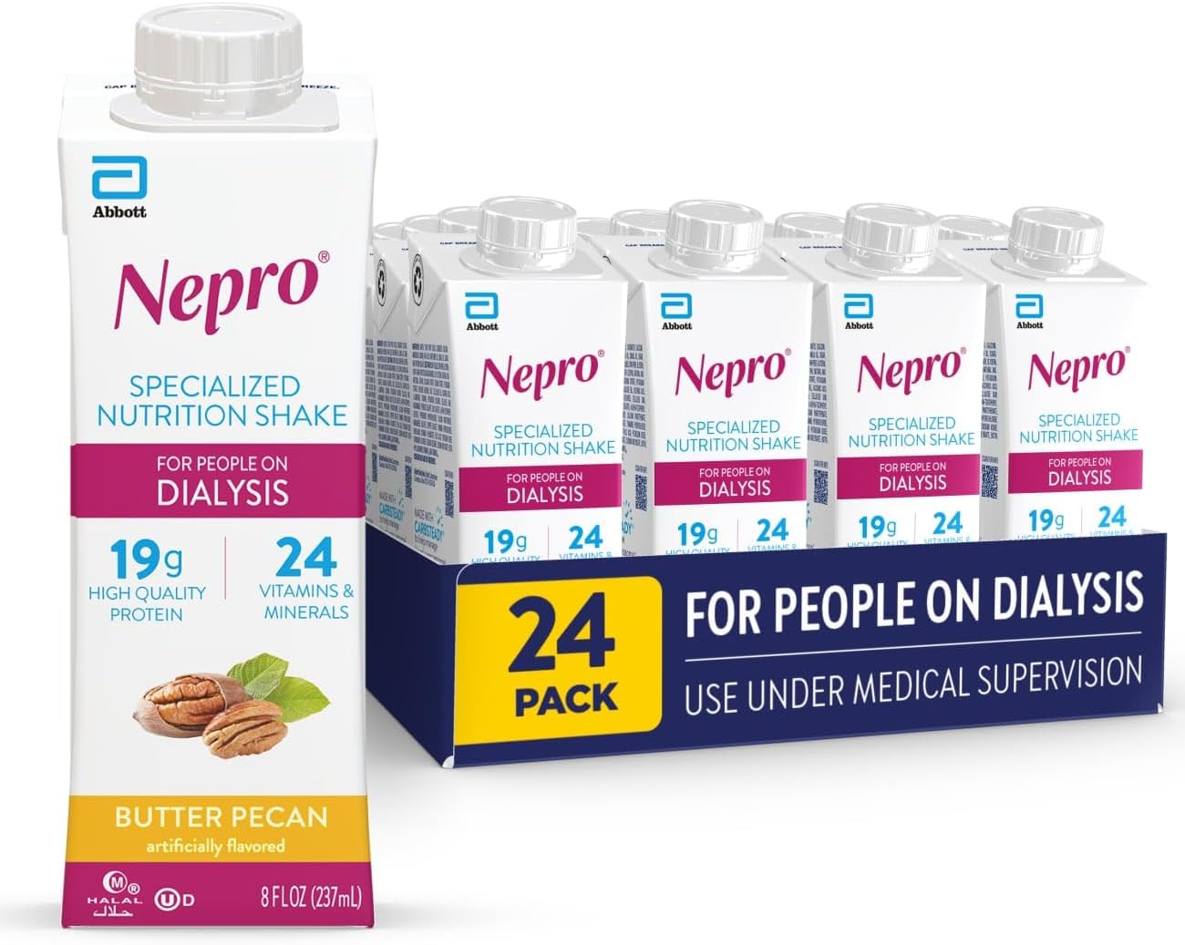 Nepro Nutrition Shake for Dialysis Patients - Butter Pecan Flavor