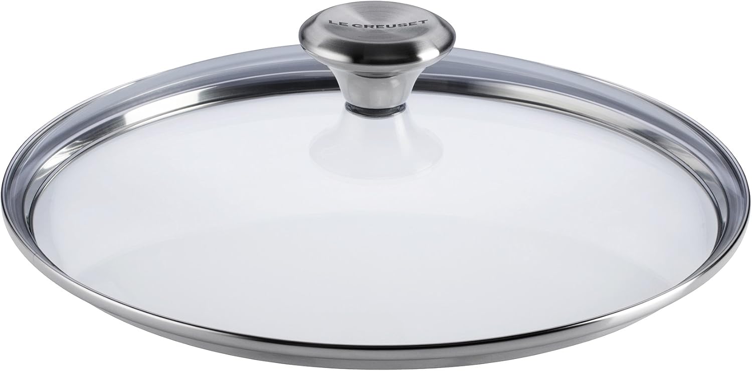Le Creuset Signature Glass Lid with Stainless Steel Knob, 10 in
