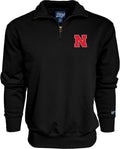 Blue 84 Men's Quarter Zip Sweatshirt Icon - Nebraska Fan Layer