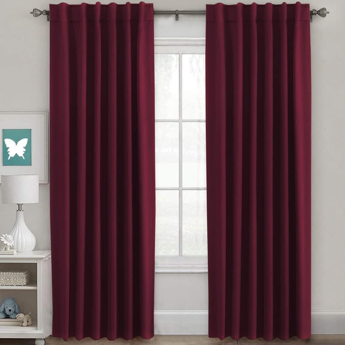 H.VERSAILTEX Christmas Blackout Curtains for Living Room