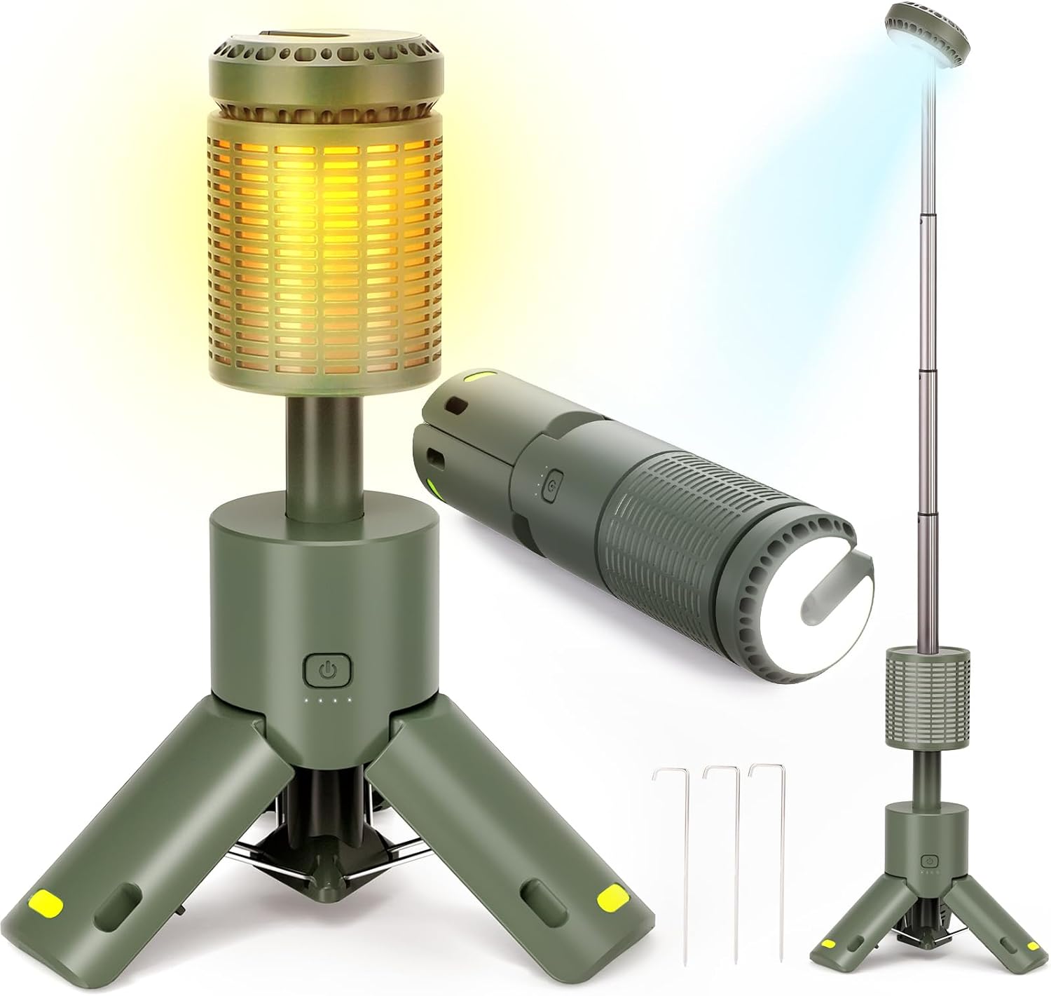 Telescopic Camping Lantern: USB Rechargeable, Magnetic Base