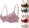 6pcs Pack Bras for Women T Shirt Push Up Bra - Smooth Breathable