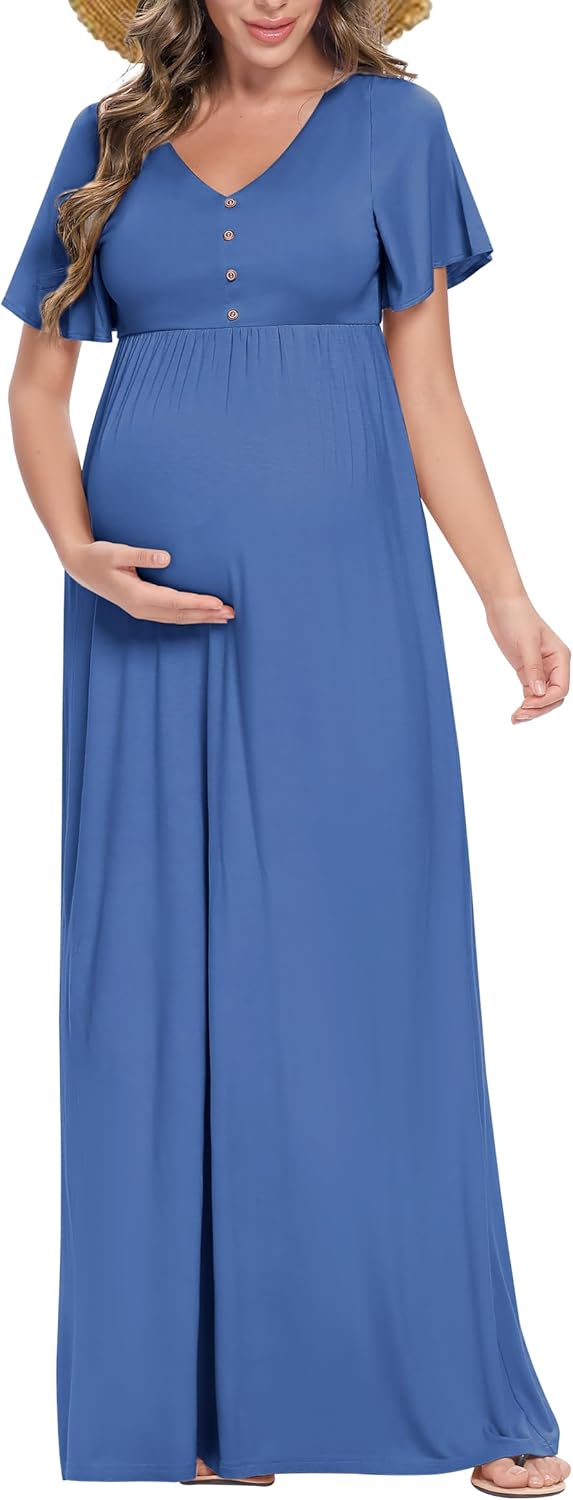 Peauty Fall Maternity Dresses for Stylish Baby Showers
