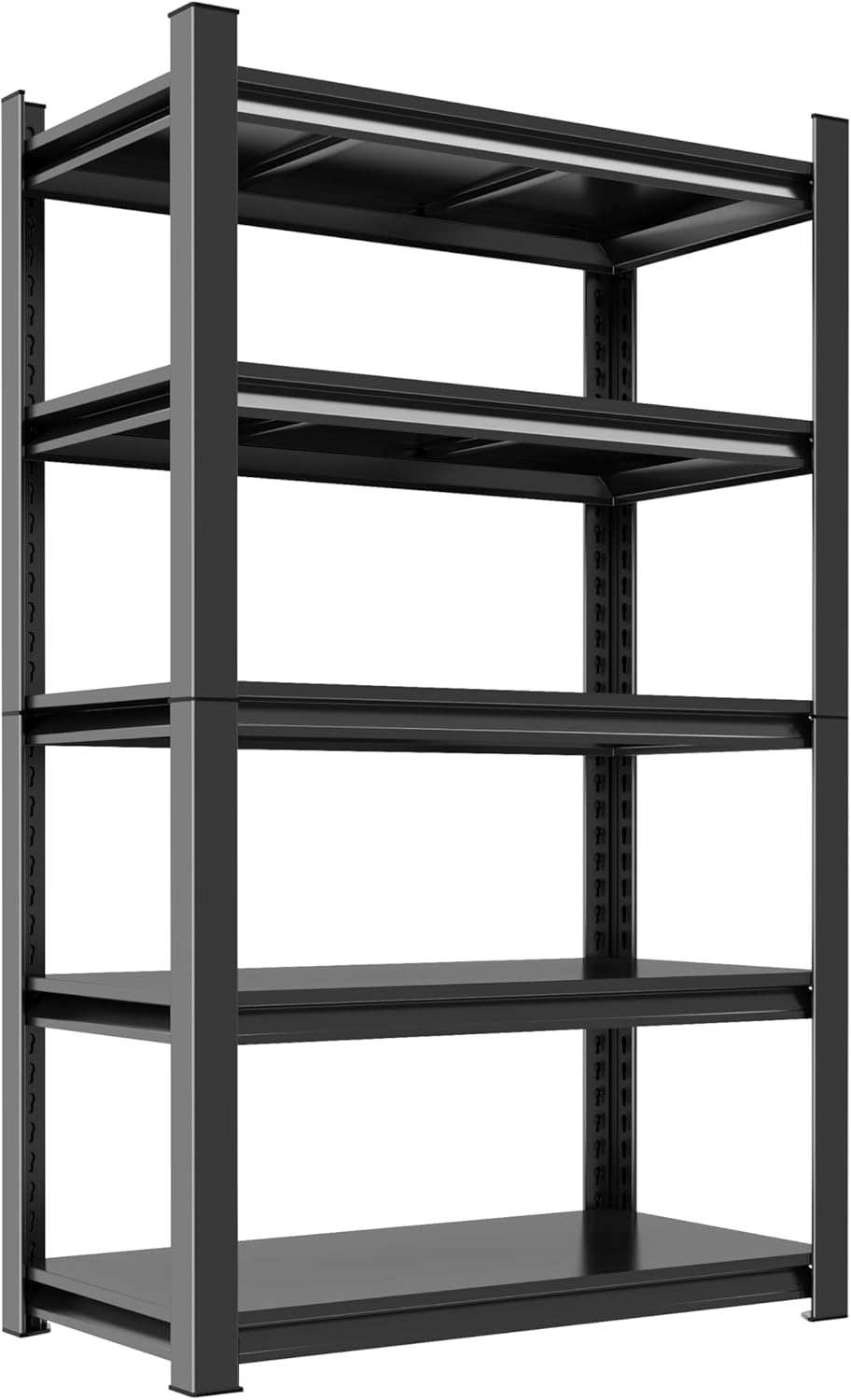 Heavy Duty 5-Tier Adjustable Metal Garage Shelving Unit for Storage