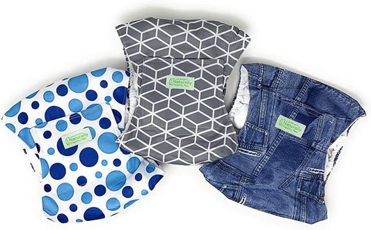 Stylish Washable Belly Band for Large Male Dogs