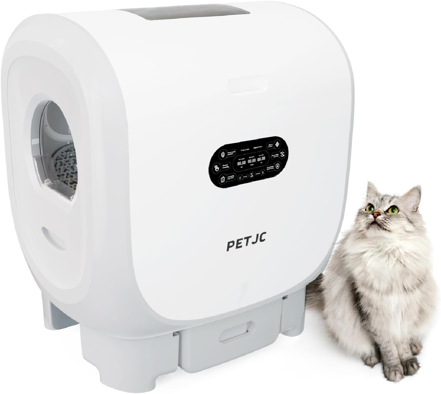 Self-Cleaning Robot Litter Box: Odor Control, Low Noise