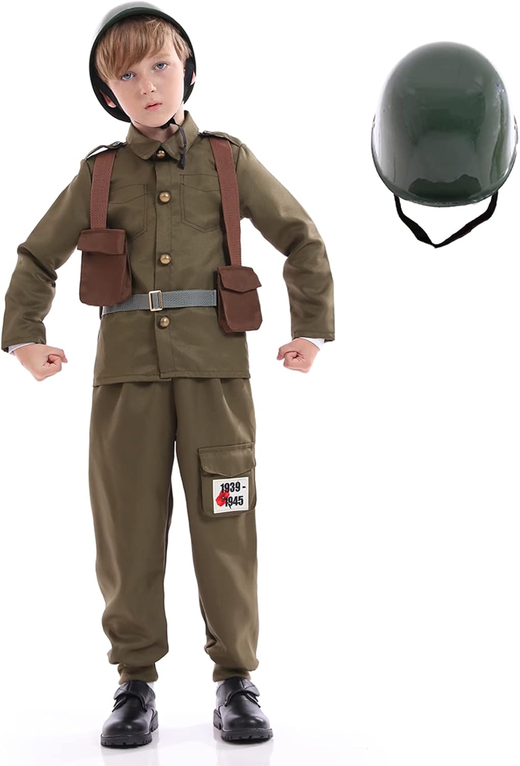 Army Soldier Costume Kids for Halloween and Cosplay Funivals