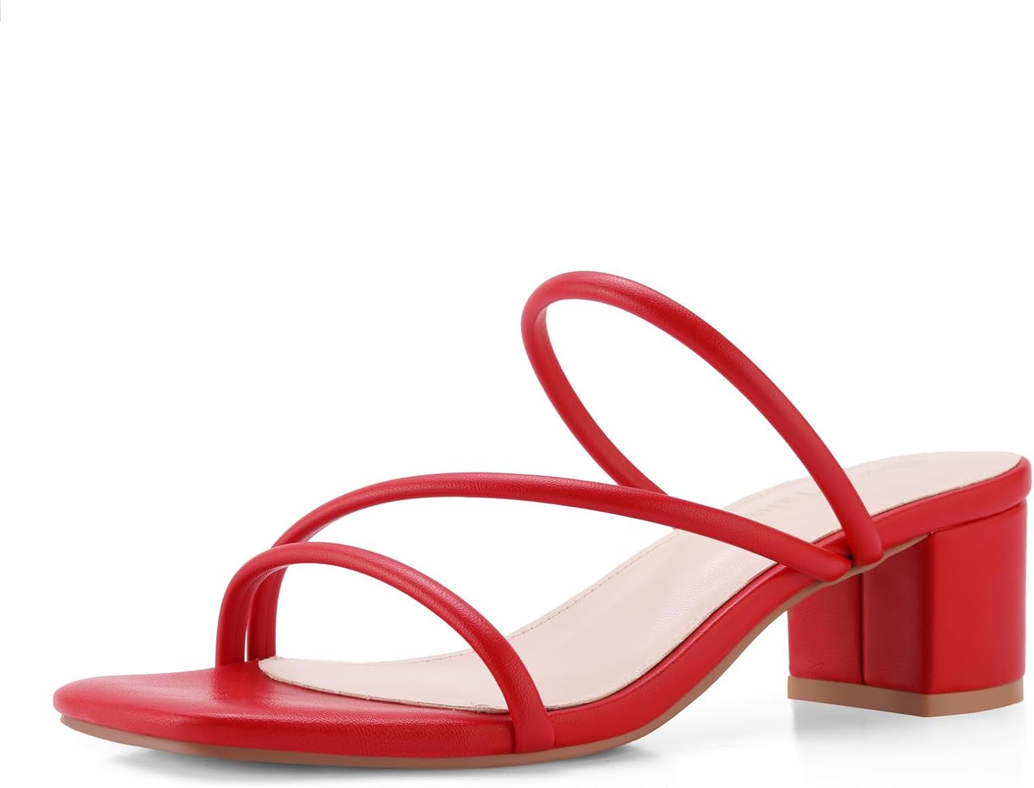 Shoe'N Tale Strappy Heels for Women with Chunky Block Heel
