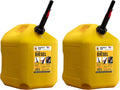 5 Gallon Diesel Can 2-Pack - EPA and CARB Compliant Fuel Cans