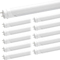 CNSUNWAY 4ft LED Tube Lights 10 Pack - 18W 6000K Daylight