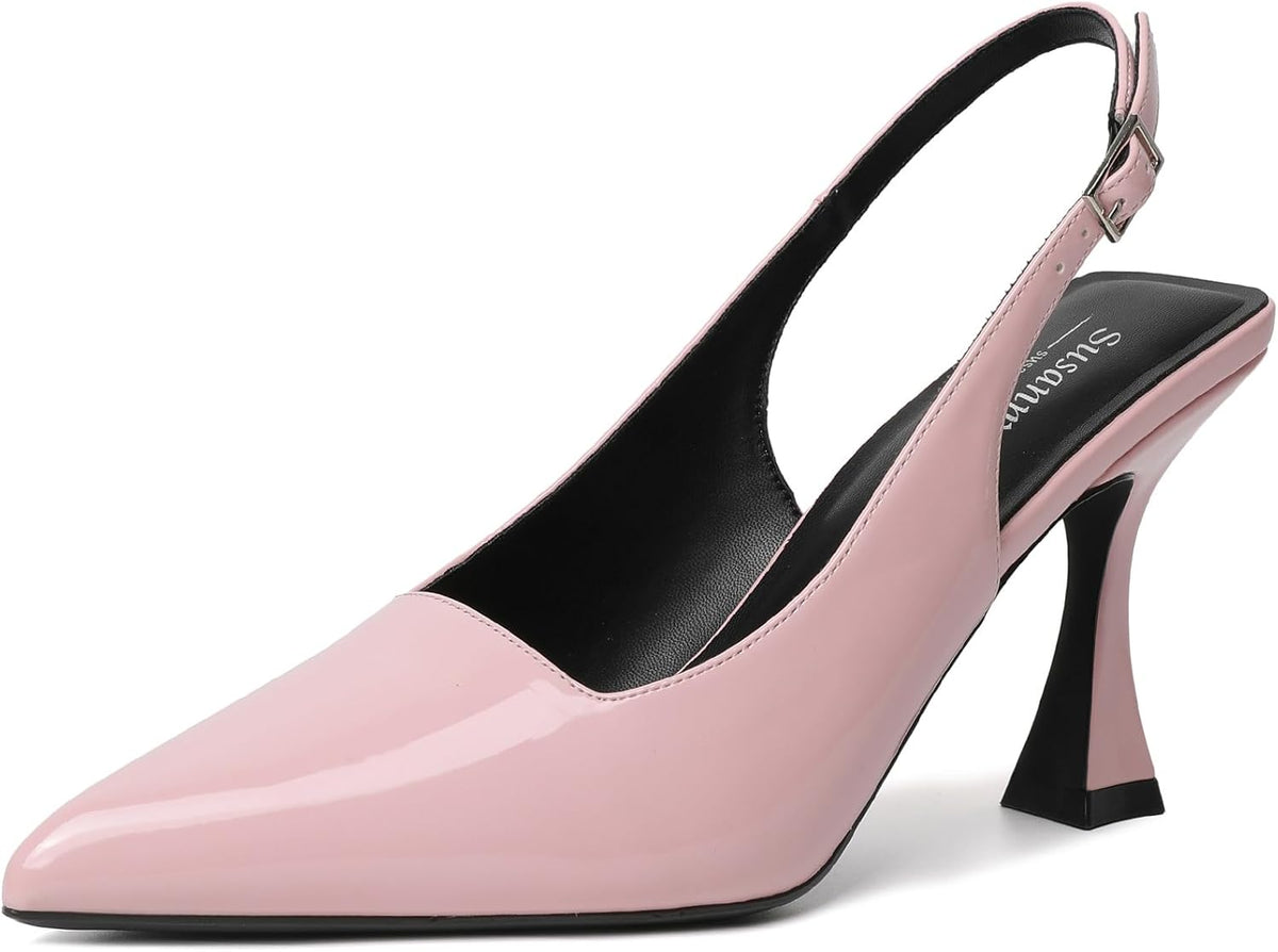 Elegant Slingback Kitten Heels for Women - Perfect for Any Occasion