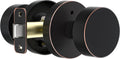 Oil Rubbed Bronze Privacy Door Knob - Vintage Round Interior Handle