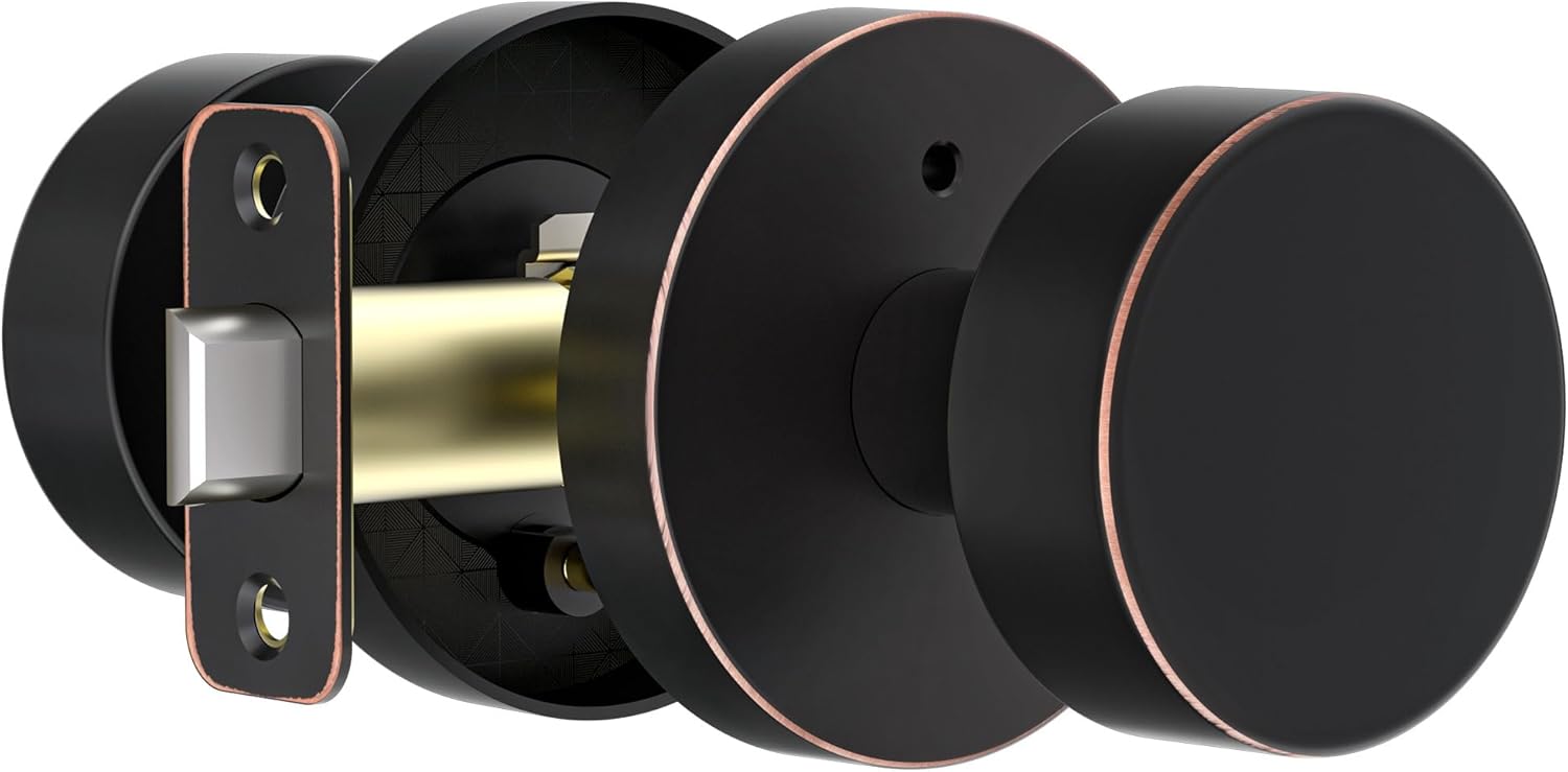 Oil Rubbed Bronze Door Knobs for Vintage Style Interiors