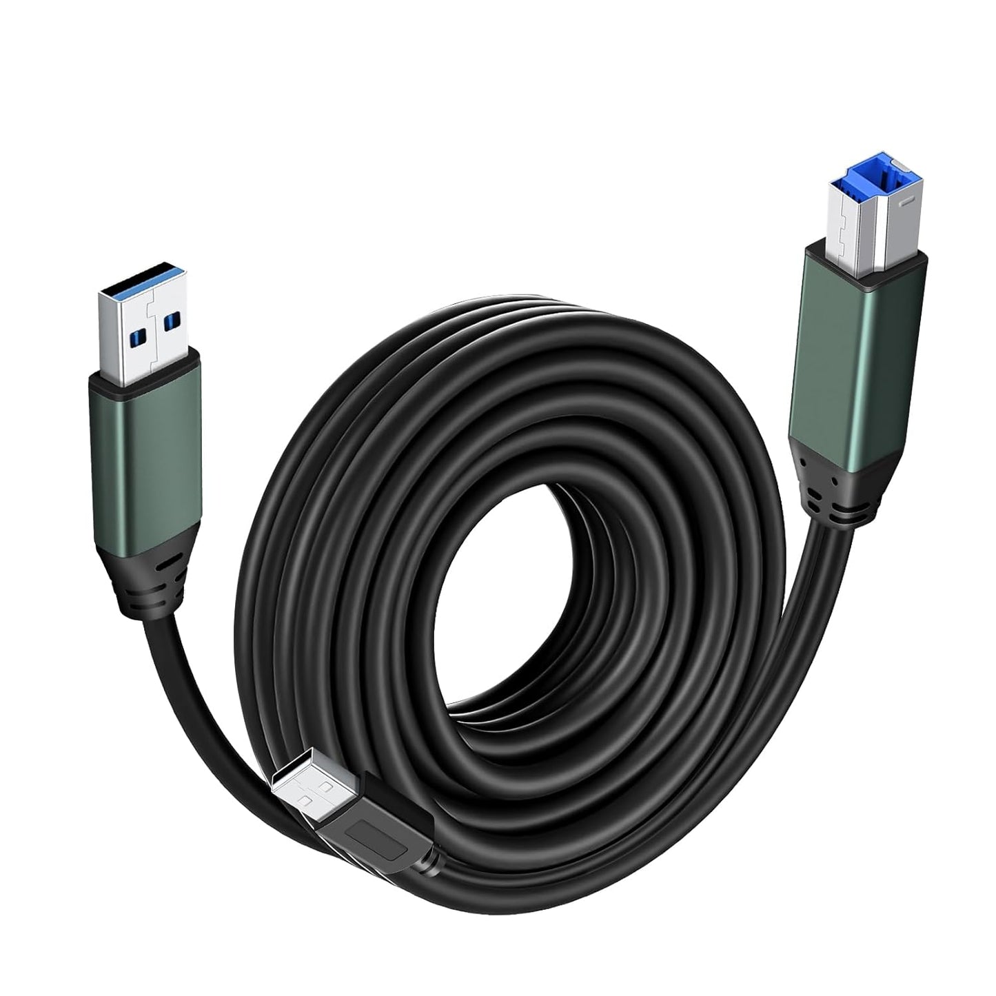 Kumiho USB 3.0 Printer Cable A Male to B Male for Fast Transfers