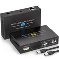HDMI KVM USB Extender Over Cat5e/6/7 Ethernet 1080P Up to 394ft