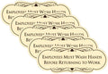 Signs ByLITA Employees Must Wash Hands Sign - 5 Pack