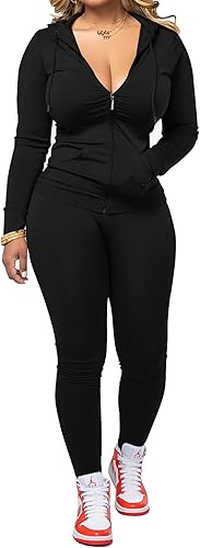 PINSV Women Two Piece Outfits for Stylish Workout Sessions