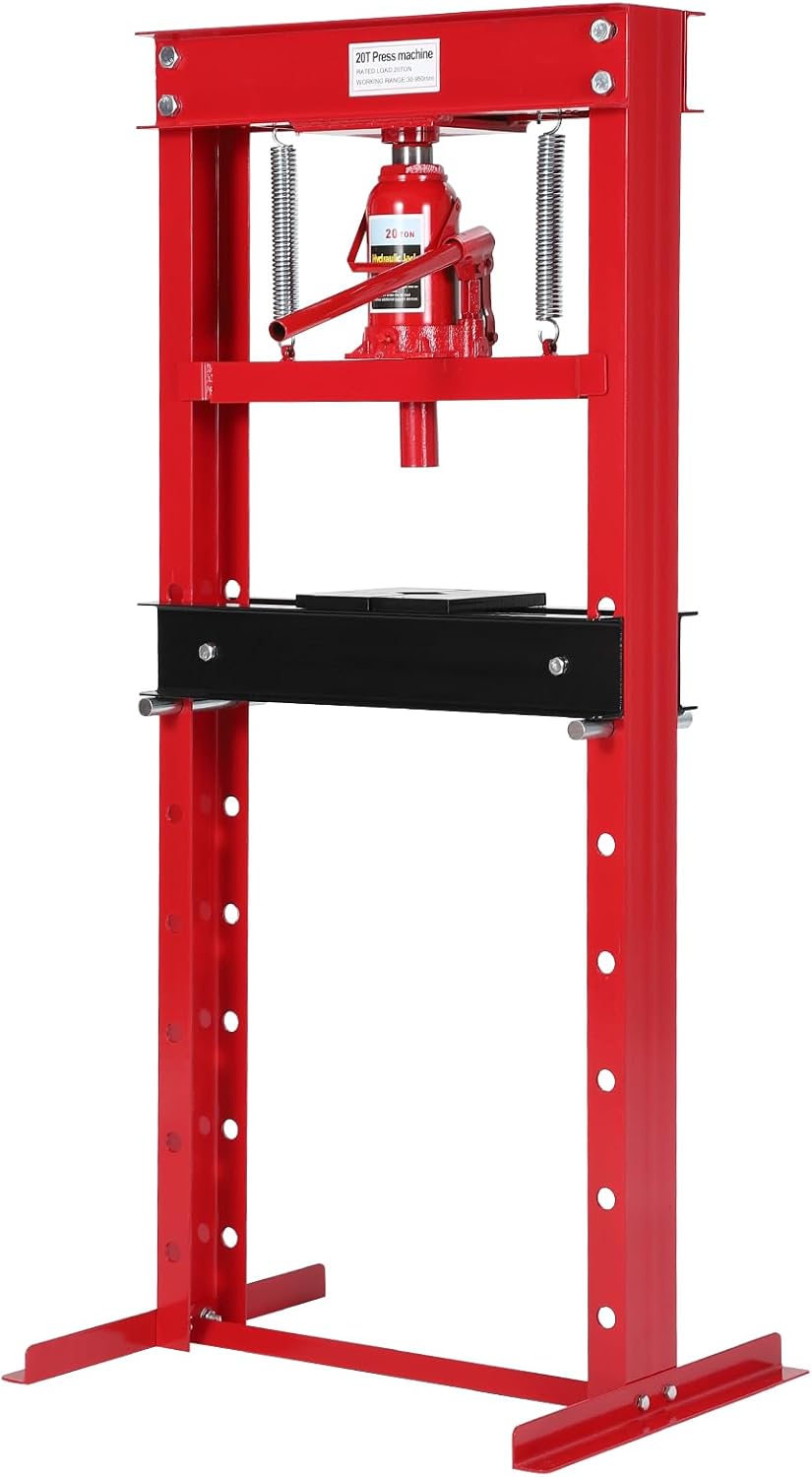 20 Ton Heavy Duty Hydraulic Shop Press for Versatile Tasks