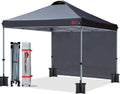 Pop-up Canopy Tent 10ftx10ft with 1 Sidewall - Portable Shade Shelter