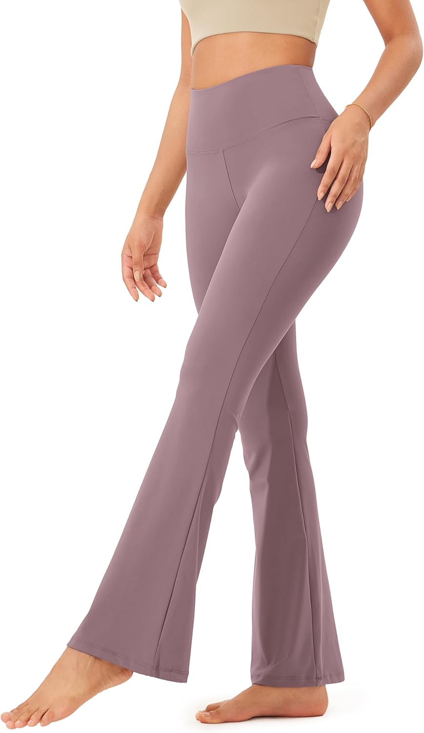ODODOS Bootcut Yoga Pants: Tummy Control & Non See Through!