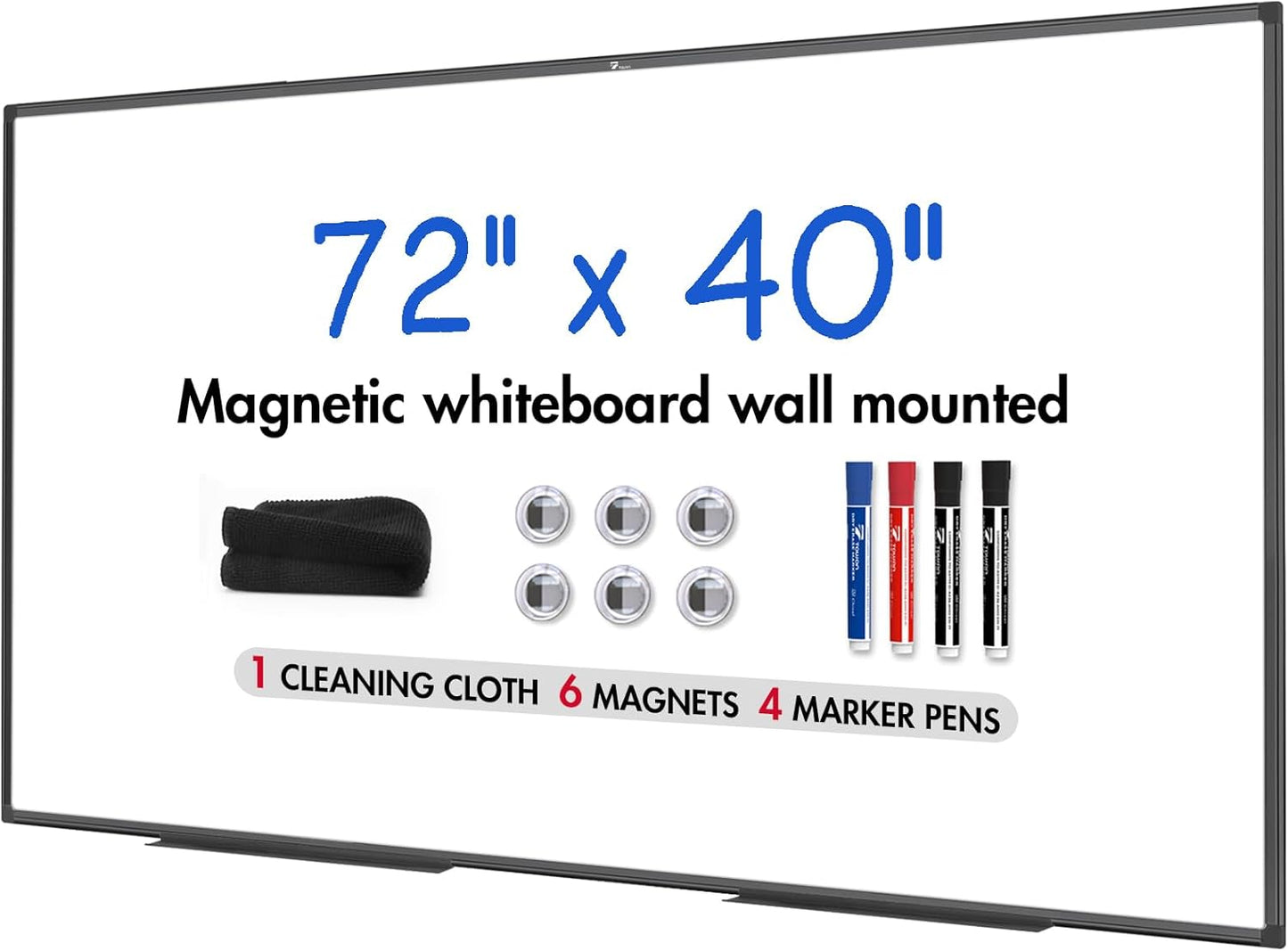 TOWON Magnetic Dry Erase Board 72 x 40 in for Home and Office