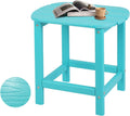 Hdpe Outdoor Adirondack Side Table - Weather Resistant Patio Table