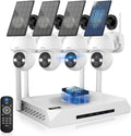 100% Solar Powered 360 Coverage Outdoor PTZ Camera System - Wireless