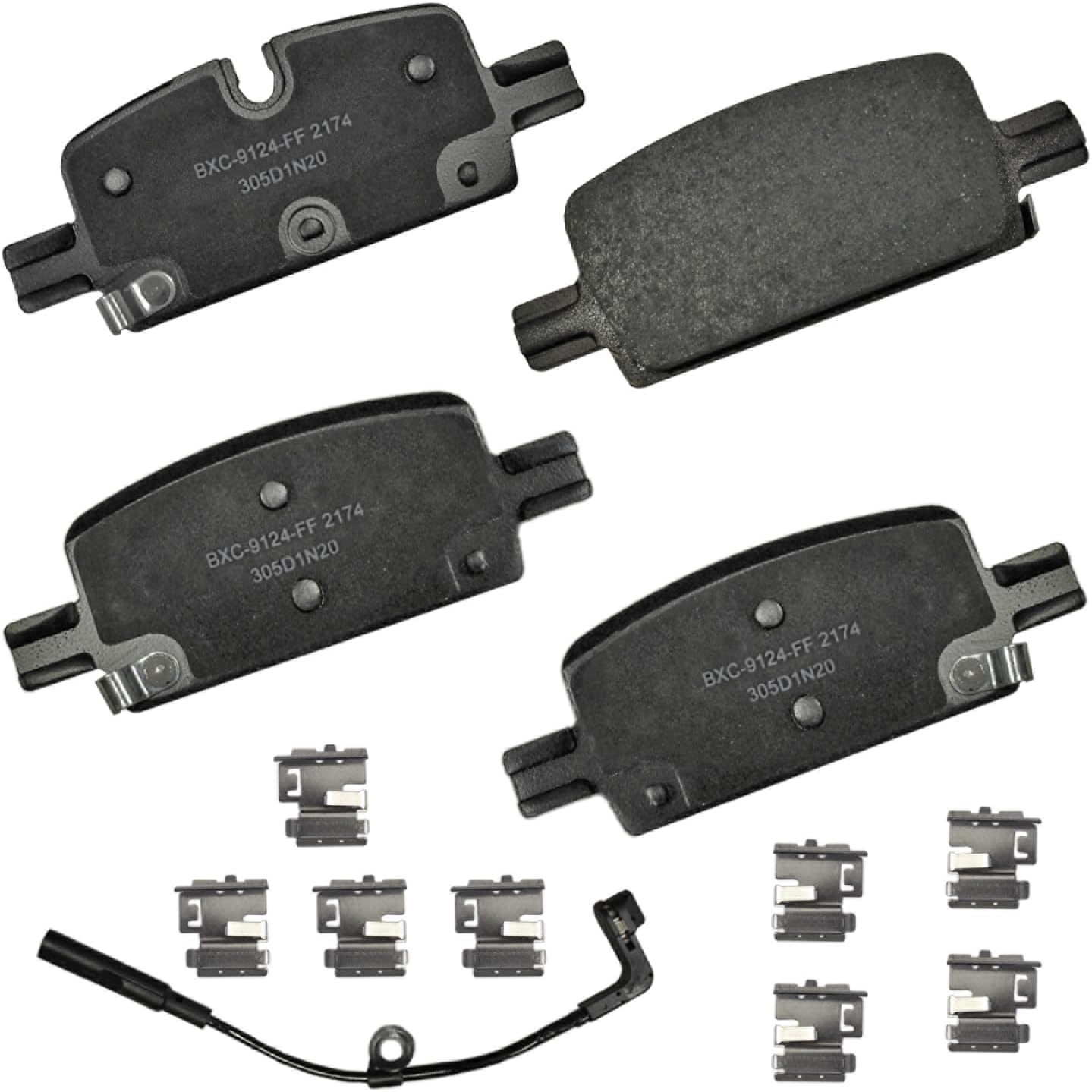 Bendix SBC2174 Ceramic Brake Pads for Cadillac and GMC Models