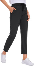 CRZ YOGA Ankle Golf Pants: 4-Way Stretch & Pockets