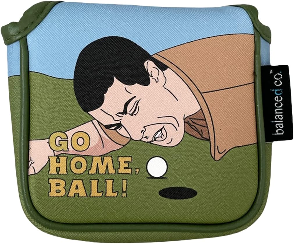 Balanced Co. Funny Golf Putter Headcover with Secure Fit