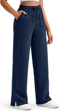Smoofit Modal Soft Wide Leg Sweatpants High Waisted Drawstring
