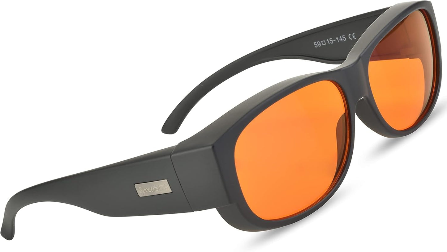 Fit Over Blue Light Blocking Glasses for Sleep - Amber Eyewear