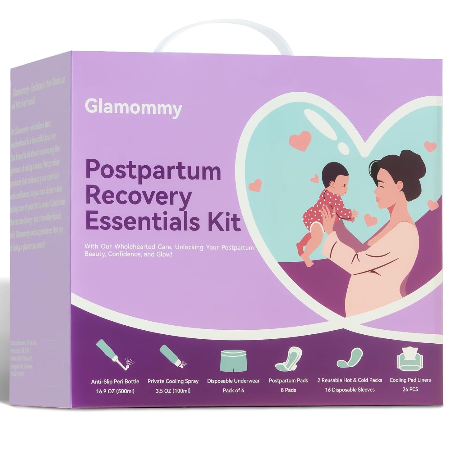 Postpartum Recovery Essentials Kit for Women - Complete Care