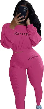 IyMoo Women 2 Piece Outfits Sweatsuit Set for Stylish Comfort