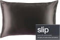 Pure Silk Pillow Case Queen Size Charcoal - 22 Momme