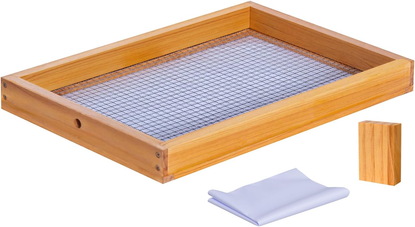 BeeCastle 8 Frame Beehive Candy Board for Winter Feeding Needs