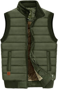 Men's Puffer Vest Lightweight Fleece Lined Winter Vest - Warm Layer