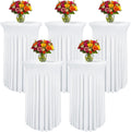 Stretchy White Tablecloths for Stylish Events!