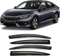Tape-On Rain Guard for 2012-2016 Honda Civic Sedan Windows