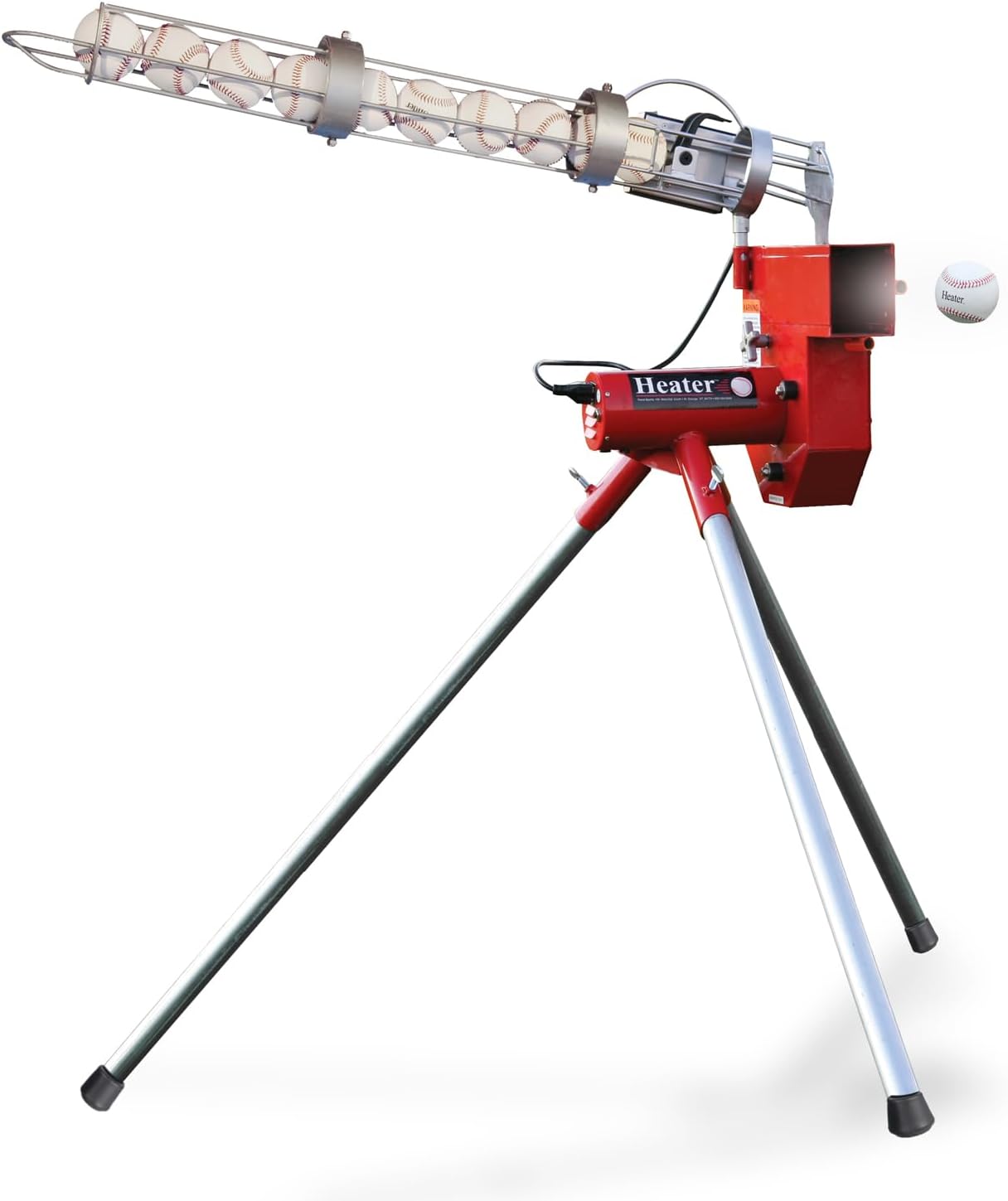 Heater Sports Heavy-Duty Baseball Pitching Machine - Accurate & Adjustable for All Ages