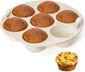 Silicone Muffin Pan for Air Fryer Oven Instant Pot - 7 Cups Nonstick