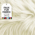 Faux Fur Fabric by the Yard Off White 7 Yards - Plush 2in Pile