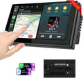 7 in Double Din Car Stereo with Wireless CarPlay and Android Auto - HD
