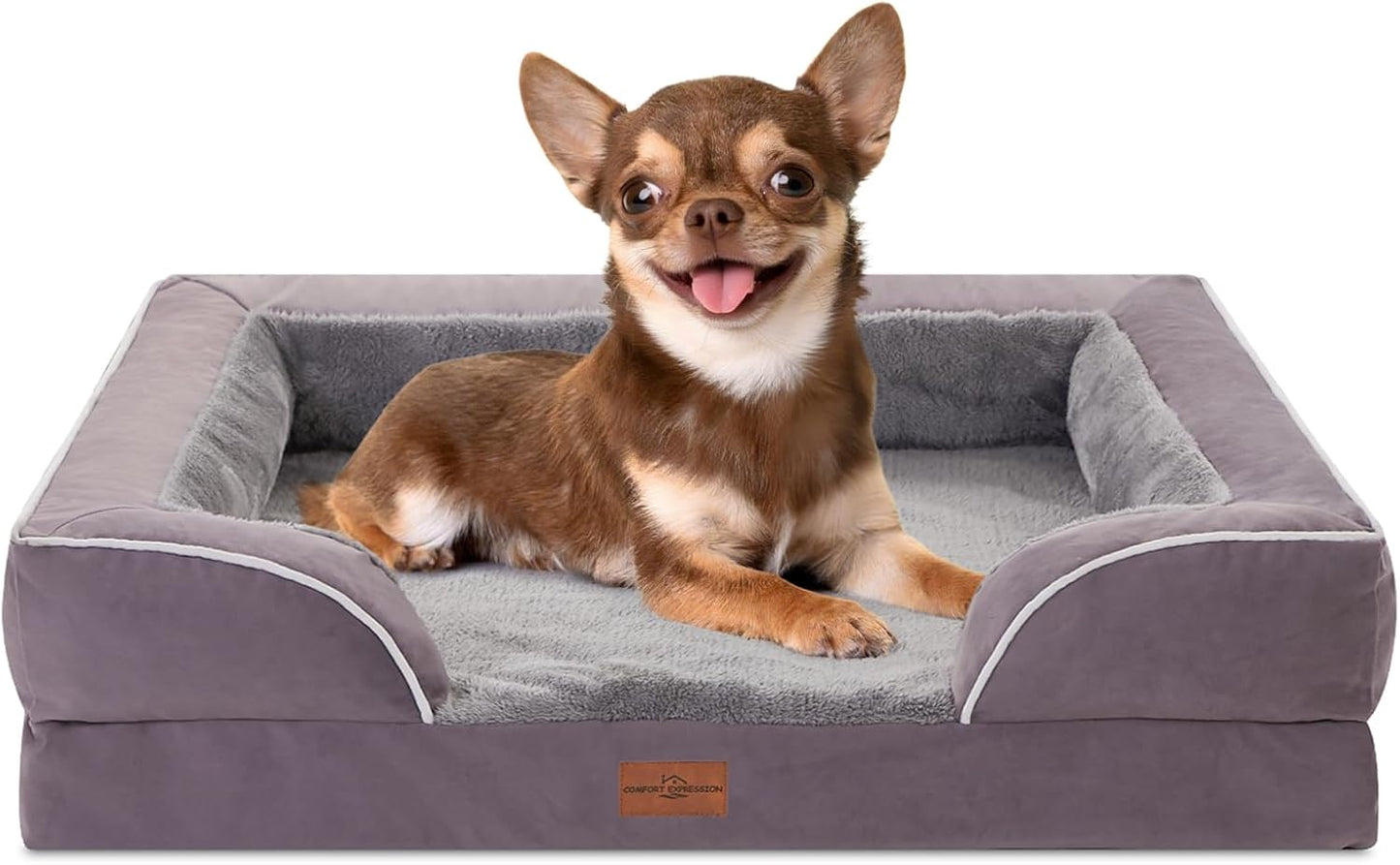 Comfort Expression Small Dog Beds Waterproof Orthopedic Foam Sofa