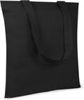 11.8 x 13 in Black Cotton Tote Bag 30-Pack - Economical Reusable Bags
