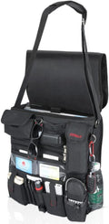 Car Truck Front Seat Organizer - 25 Compartments, Secured Laptop