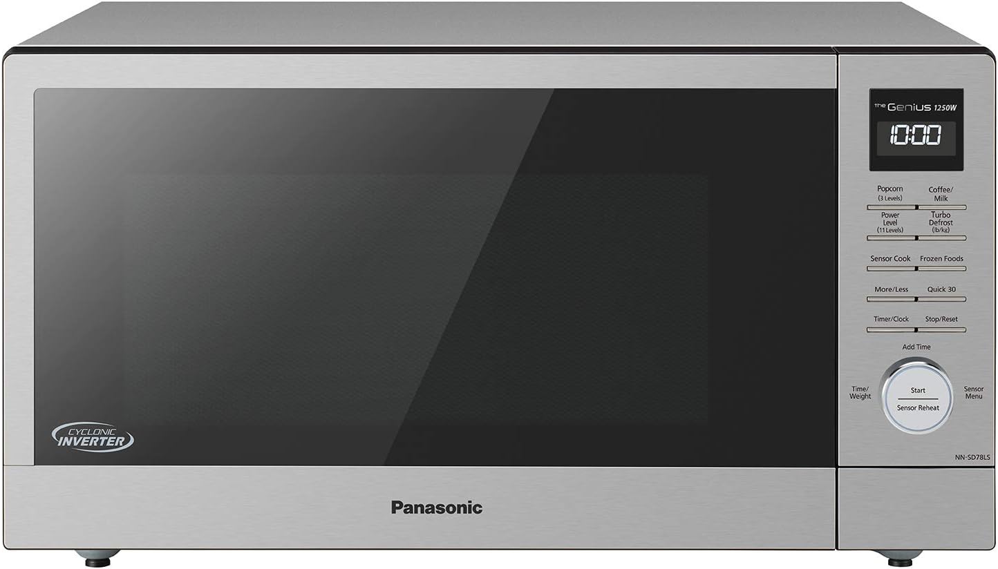 Panasonic Cyclonic Inverter Microwave 1250W - Genius Sensor Cooking