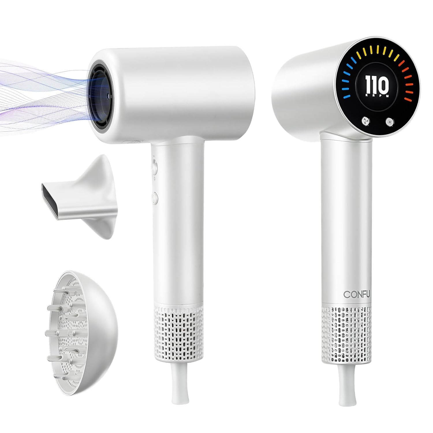 CONFU Hair Dryer: Fast Drying Ionic Blow Dryer for All