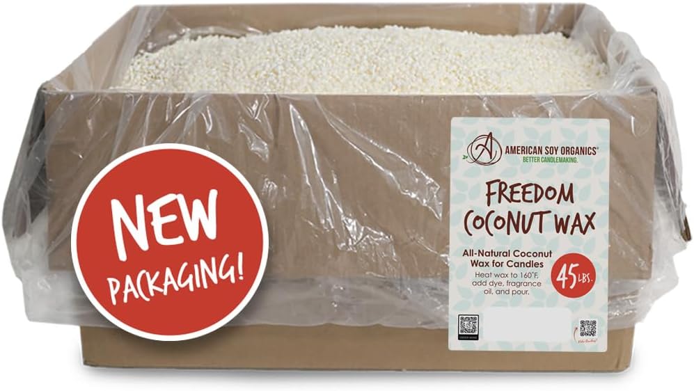 Coconut Soy Wax Beads for Candle Making - Natural Supplies