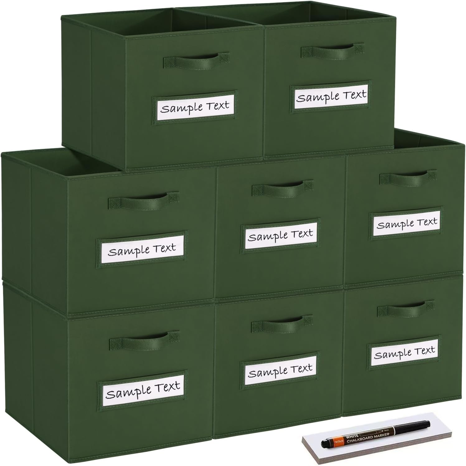 artsdi Fabric Storage Cubes: 11 Inch Cube Organizer Bins
